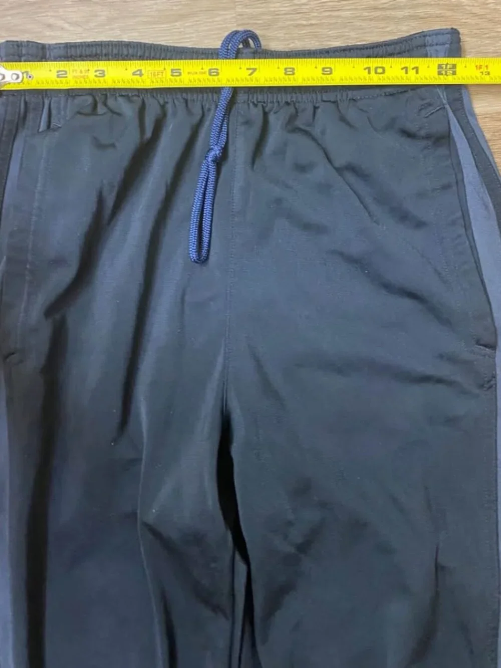 Adidas Men’s Black Primegreen 3-Stripe Tricot Soccer Track Pants Size Small